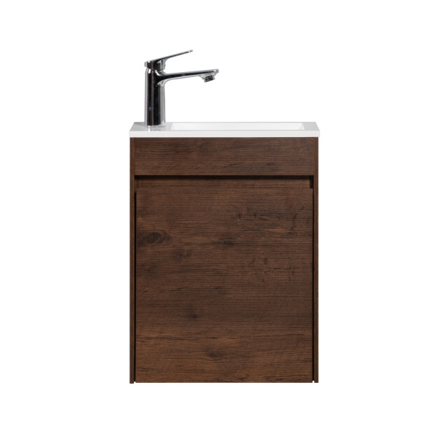 Badplaats Toiletmeubel sinta 40 x 22 cm walnoot bruin fonteinmeubel met 3195788 large