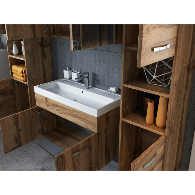 Badplaats Badkamermeubel set paso xl 80 x 40 cm - badmeubel met 3181363 large