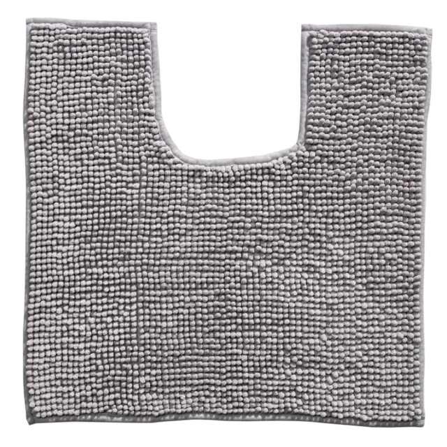 Muratap Indiana fluffy soft effen badmat met uitsparing soft touch - 50x50 cm 3083673 large