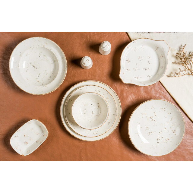 Bonna Serveerschaal grain porselein 34x19 cm set van 2 3069871 large