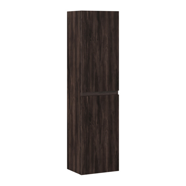 Badplaats Badkamerkast thermis 40 x 30 x 150 cm walnoot bruin hangende 3181050 large