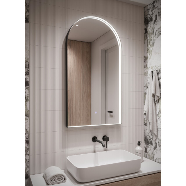 Badplaats Badkamerspiegel aberdeen led 45 x 80 cm led verlichting badkamer 3180914 large