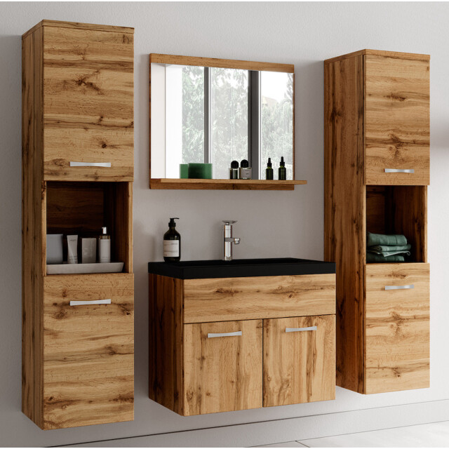 Badplaats Badkamermeubel set montreal xl 60 x 35 cm eiken badmeubel met 3196059 large