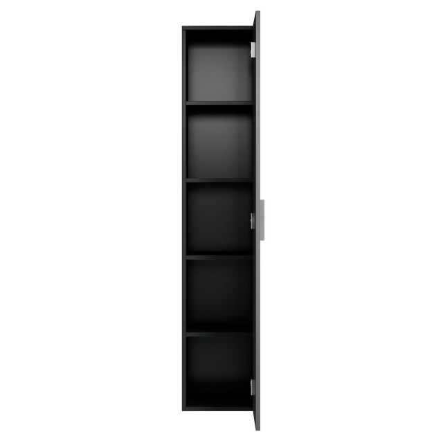 Badplaats Badkamerkast pluto 30 x 30 x 150 cm zwart hangende badkamerkasten 3181419 large