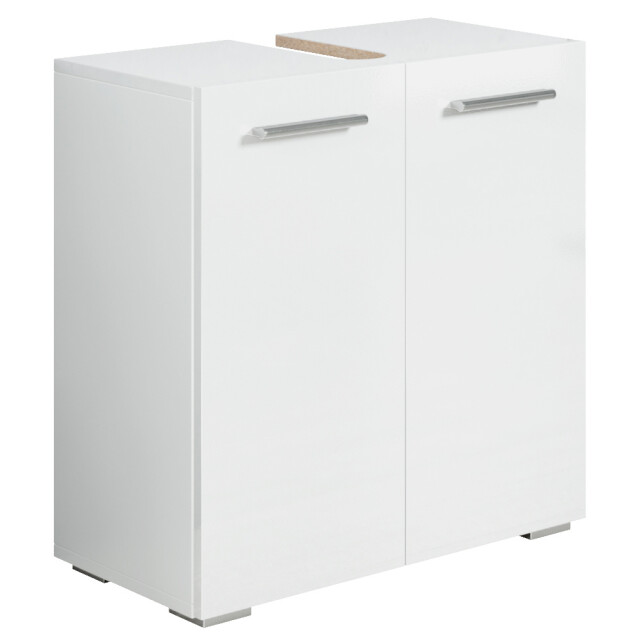 Badplaats Wastafel onderkast jupiter 60 x 30 x 60 cm wit badkamerkast – 3181306 large