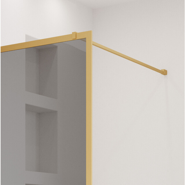 Badplaats Douchewand georgia 50 x 200 cm goud – inloopdouche 8 mm getint 3180956 large