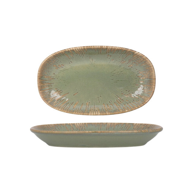 Bonna Serveerschaal sage snell porselein 24x14 cm set van 2 3069562 large