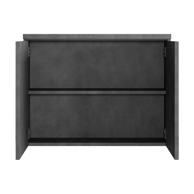 Badplaats Badkamerkast paso 80 x 20 x 60 cm donker grijs spiegelkast 3181084 large
