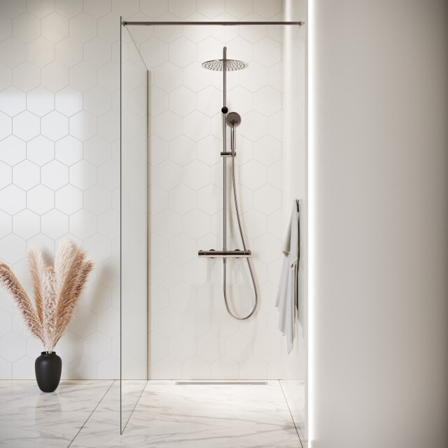 Badplaats Douchewand florida 100 x 200 cm chroom – inloopdouche 8 mm 3181260 large