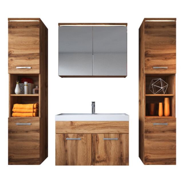 Badplaats Badkamermeubel set paso xl 80 x 40 cm - badmeubel met 3181363 large