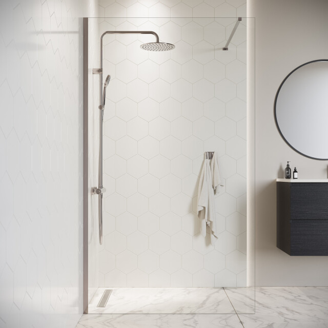 Badplaats Douchewand florida 100 x 200 cm chroom – inloopdouche 8 mm 3181260 large