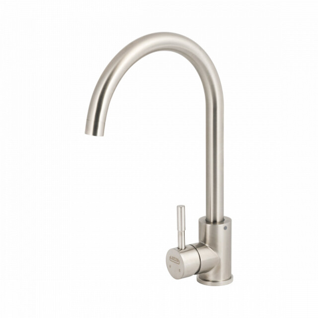 Luzzo ® iseo keukenkraan brushed steel rvs mengkraan keuken - 3047882 large