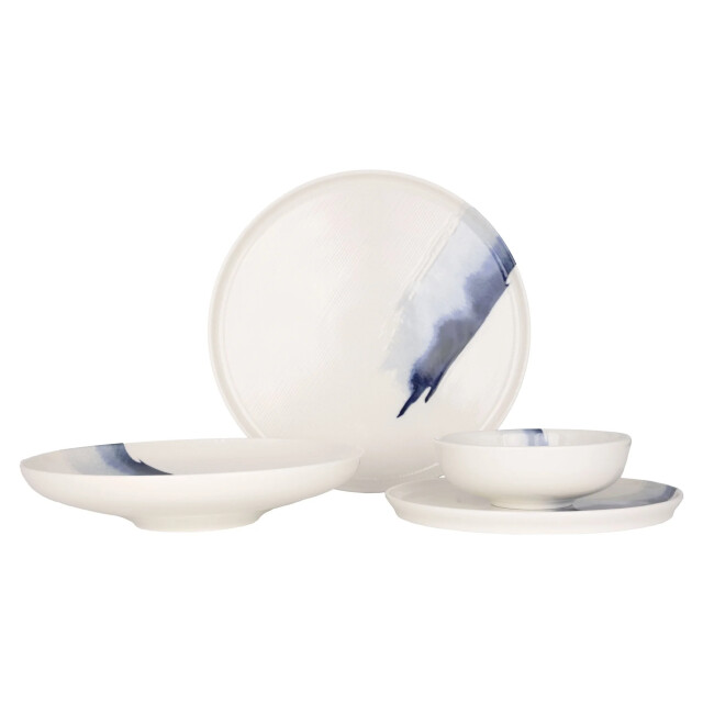 Bonna Serviesset blue wave 24 delig 6 personen porselein 3069903 large