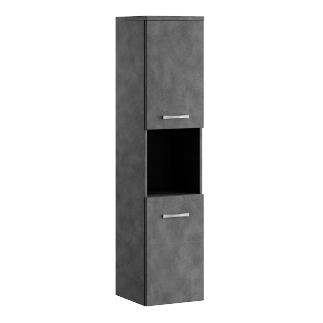 Badplaats Badkamerkast montreal 30 x 30 x 131 cm donker hangende 3181295 large
