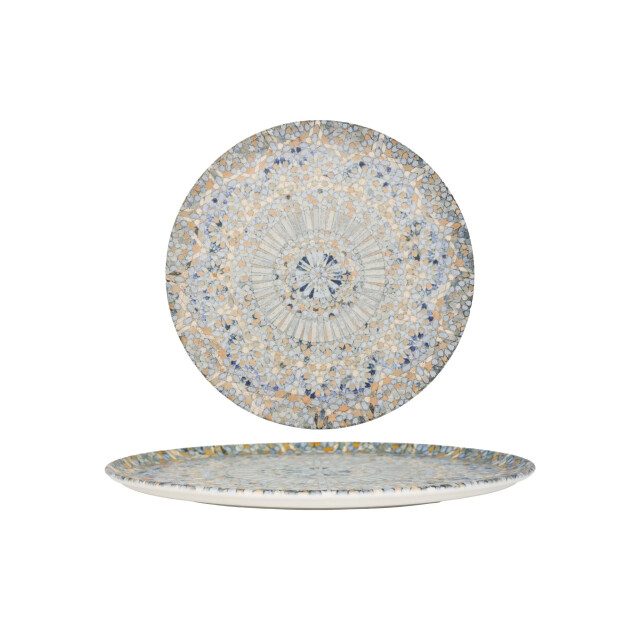 Bonna Pizzabord luca mosaic porselein 32 cm set van 2 3069164 large