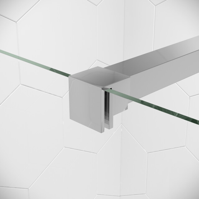 Badplaats Douchewand florida 50 x 200 cm chroom – inloopdouche 8 mm 3181255 large