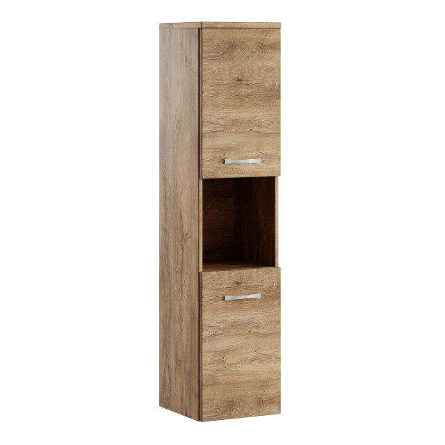 Badplaats Badkamerkast montreal 30 x 30 x 131 cm bruin hangende 3181296 large