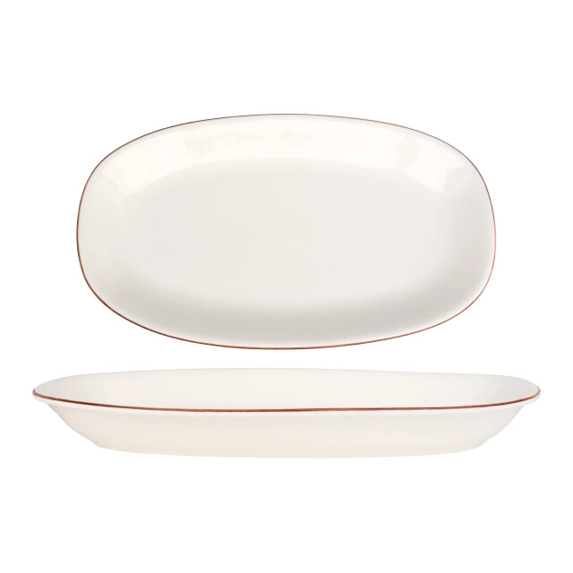 Bonna Serveerschaal retro porselein 34x19 cm set van 2 3069921 large