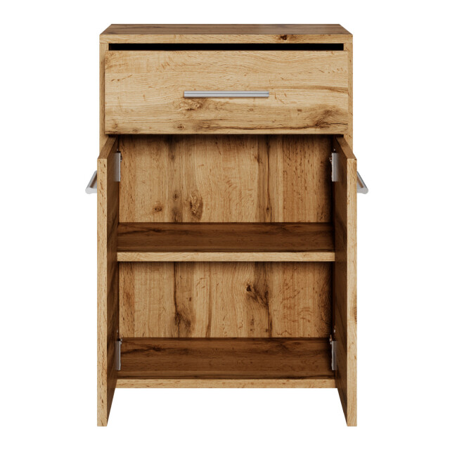 Badplaats Badkamerkast nemo 52 x 29 x 79 cm eiken staande kolomkast met twee 3181057 large