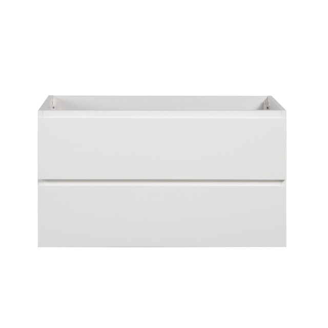 Badplaats Wastafel onderkast angela 100 x 48 cm wit hoogglans hangend 3181062 large