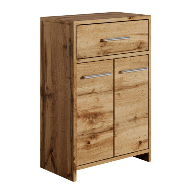 Badplaats Badkamerkast nemo 52 x 29 x 79 cm eiken staande kolomkast met twee 3181057 large