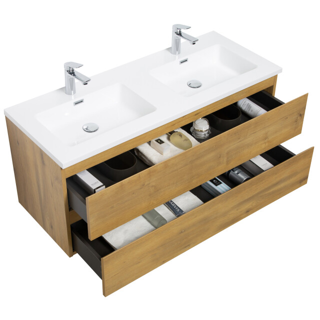 Badplaats Badkamermeubel set angela 120 cm - badmeubel met wastafel 3181355 large
