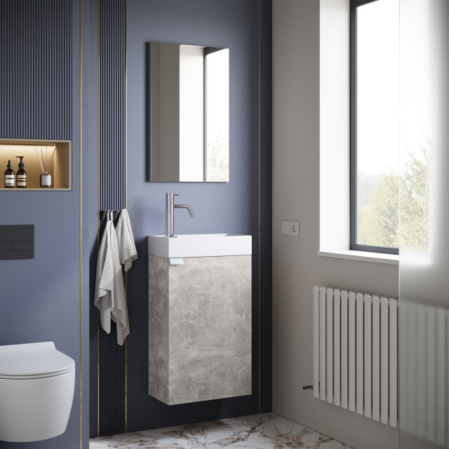 Badplaats Toiletmeubel apollo 40 x 22 cm beton fonteinmeubel met 3180981 large