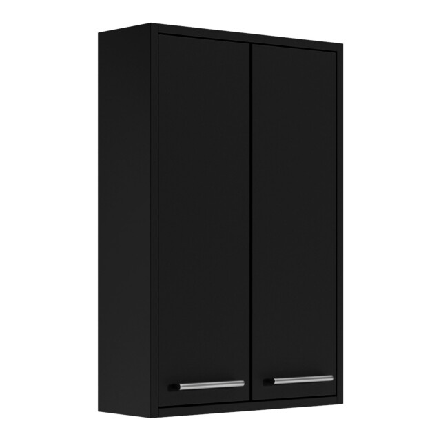 Badplaats Badkamerkast nemo 52 x 20 x 72 cm zwart mat hangende kolomkast met 3181056 large