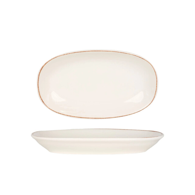 Bonna Serveerschaal retro porselein 24x14 cm set van 2 3069920 large