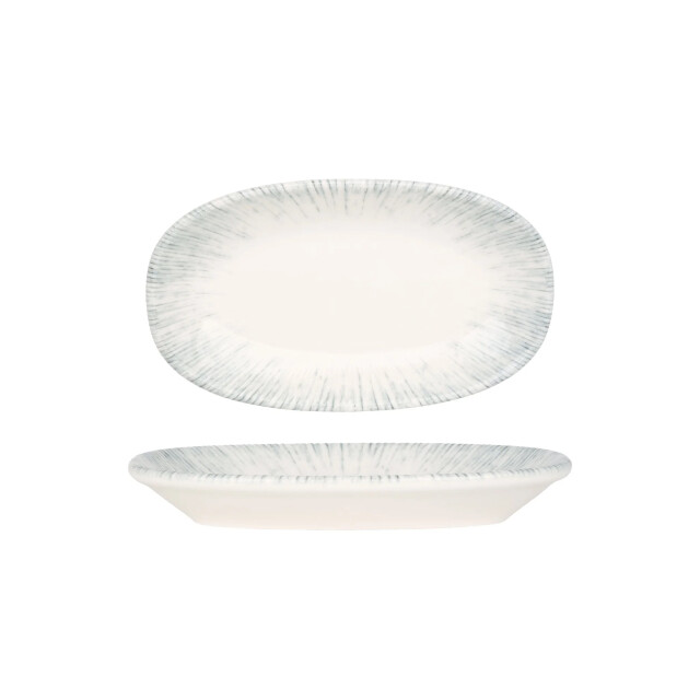 Bonna Serveerschaal iris porselein 15x8.5 cm set van 2 3069800 large