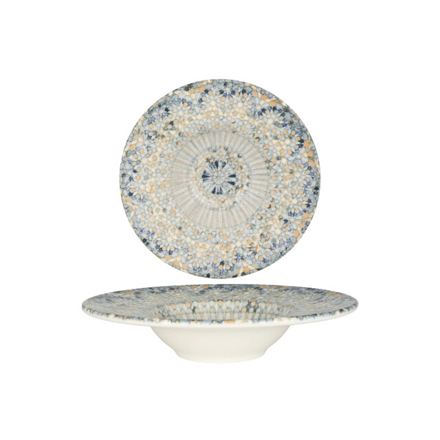 Bonna Pastabord luca mosaic porselein 24 cm (270cc) set van 2 3068999 large