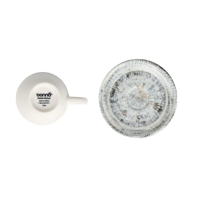 Bonna Espresso kopjes & schotel odette porselein set van 6 3070019 large