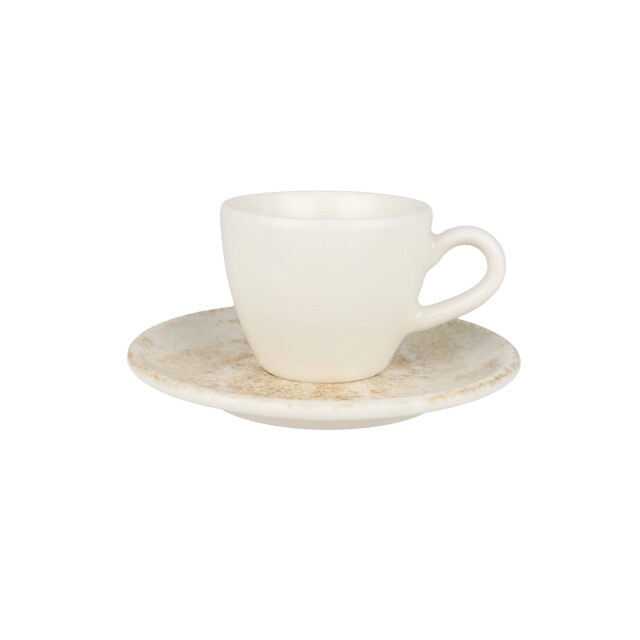 Bonna Espresso kopjes & schotel nacrous porselein set van 6 3070020 large