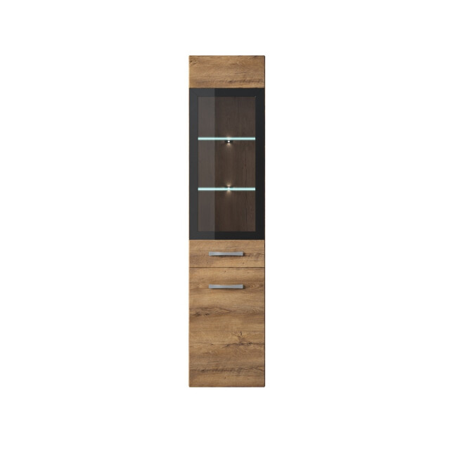 Badplaats Badkamerkast rio 30 x 30 x 131 cm bruin hangende kolomkast 3181276 large