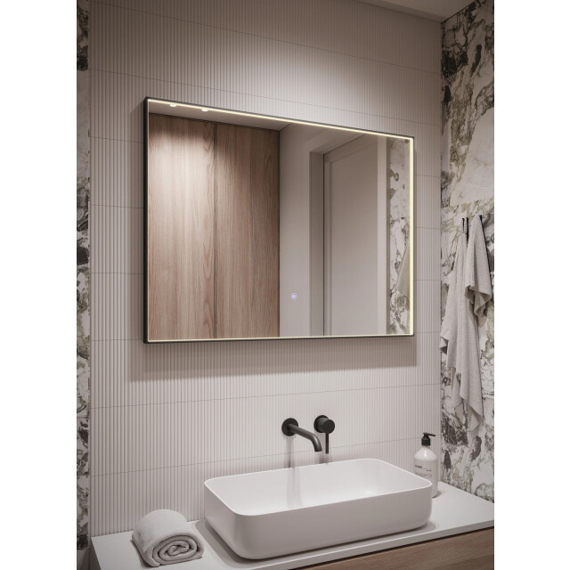 Badplaats Badkamerspiegel bristol led 80 x 60 cm led verlichting badkamer 3180909 large