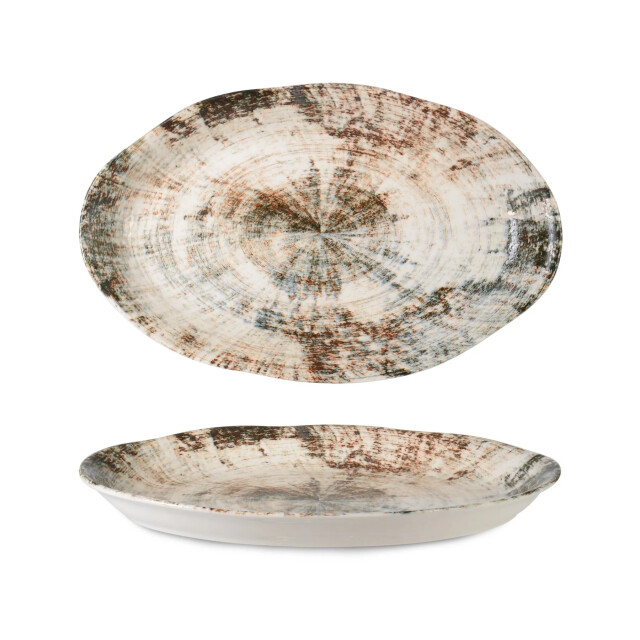 Rinart Serveerschaal shira porselein 32x20 cm set van 2 3069539 large