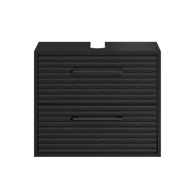 Badplaats Wastafel onderkast etna 60 x cm 35 cm x 50 cm mat zwart - 3180946 large