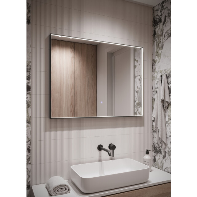 Badplaats Badkamerspiegel bristol led 80 x 60 cm led verlichting badkamer 3180909 large