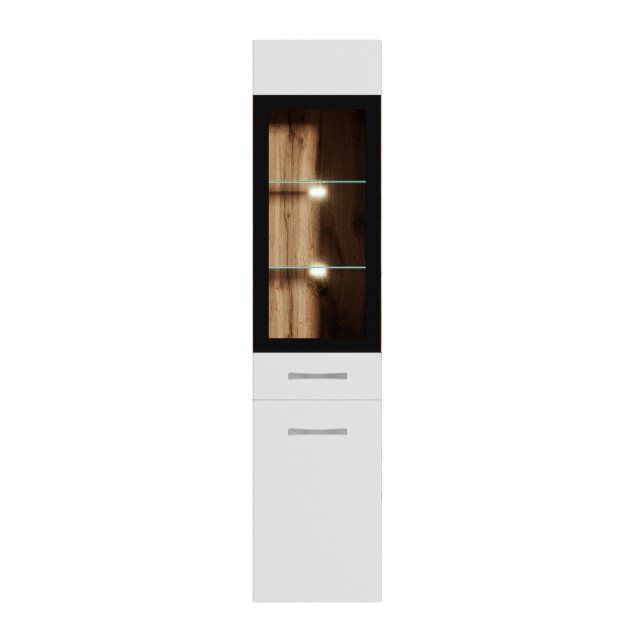 Badplaats Badkamerkast rio 30 x 30 x 131 cm met wit hangende kolomkast 3181124 large