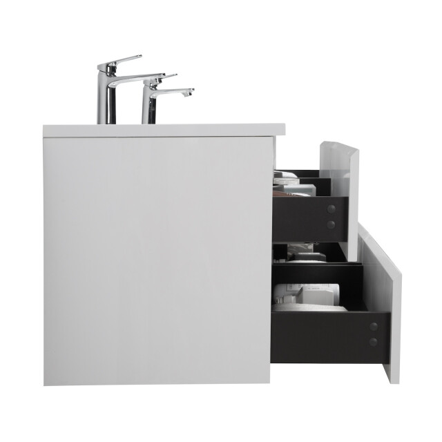 Badplaats Badkamermeubel set angela 160 cm hoogglans badmeubel met te 3181058 large