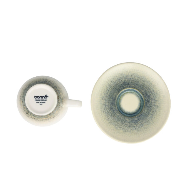 Bonna Koffie kopjes & schotel sway porselein set van 6 3069979 large