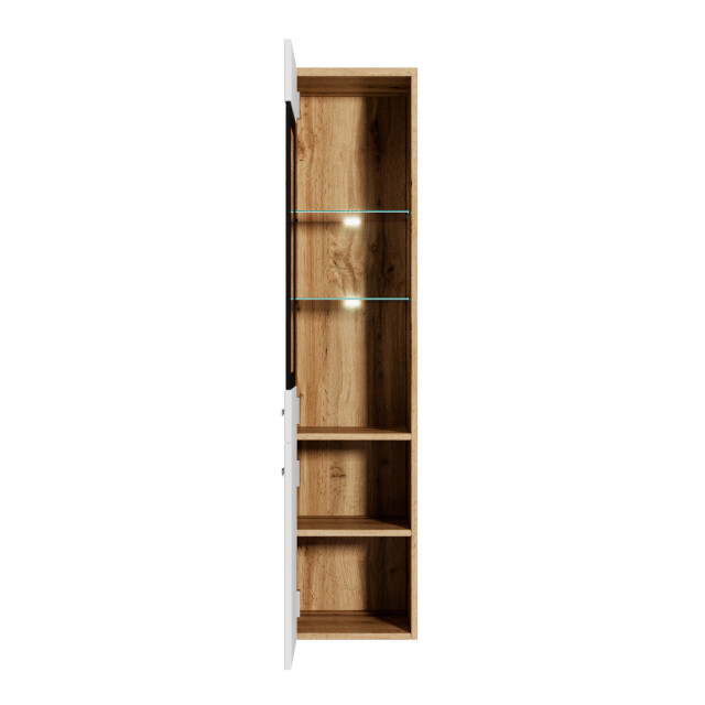 Badplaats Badkamerkast rio 30 x 30 x 131 cm met wit hangende kolomkast 3181124 large