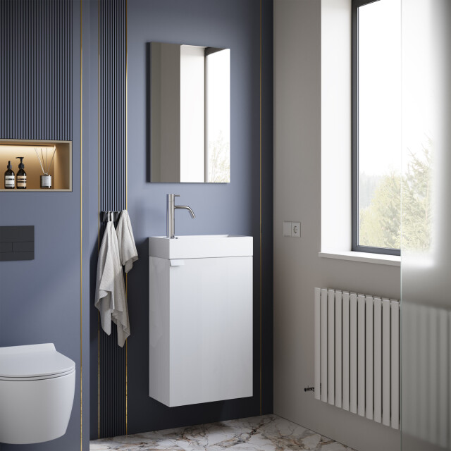 Badplaats Toiletmeubel apollo 40 x 22 cm hoogglans fonteinmeubel met 3249901 large