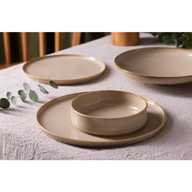 Bonna Serveerschaal sand hygge porselein 21 cm set van 2 3069696 large