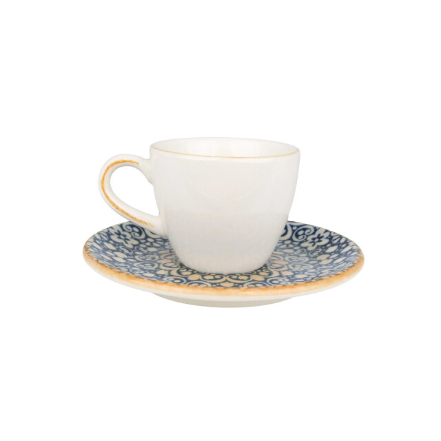 Bonna Espresso kopjes & schotel alhambra porselein set van 6 3069978 large