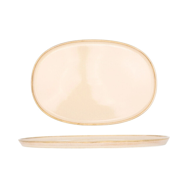 Bonna Serveerschaal sand hygge porselein 34 cm set van 2 3069698 large