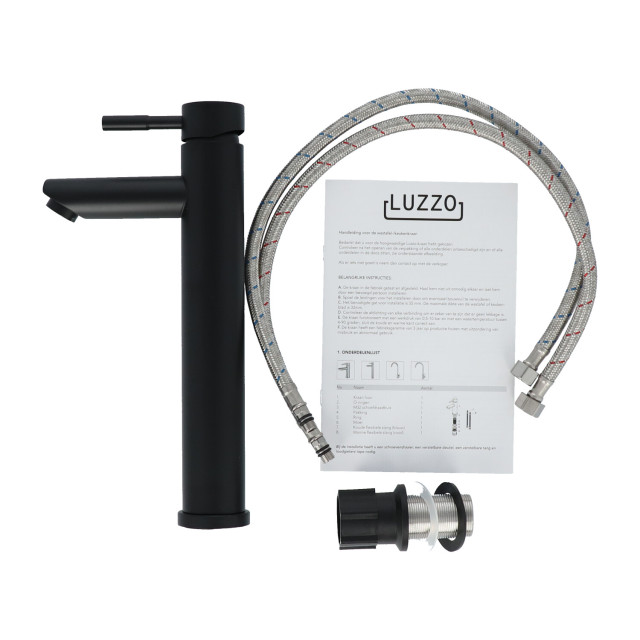 Luzzo ® como wastafelkraan hoog hoge kraan rvs 3047857 large