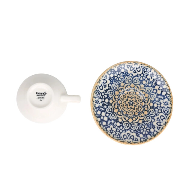 Bonna Thee kopjes & schotel alhambra porselein set van 6 3069977 large