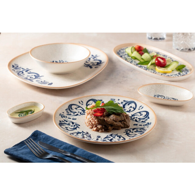Bonna Dinerbord viento porselein 33 cm set van 6 3069132 large
