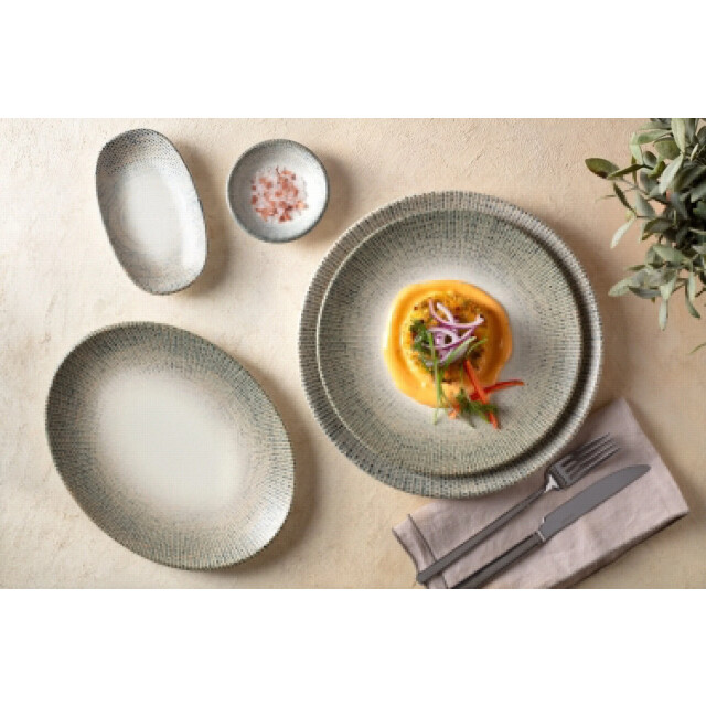 Bonna Serveerschaal sway porselein 15x8.5 cm set van 2 3069318 large